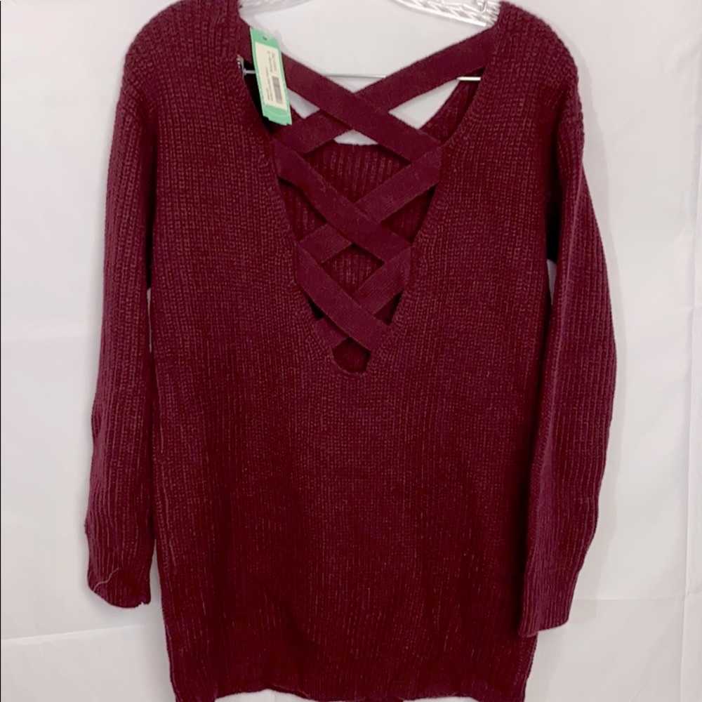 NWT✨Ark & Co Adilla Cross Back Pullover